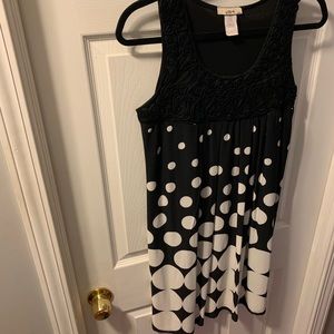 Black and White Polka Dot Dress